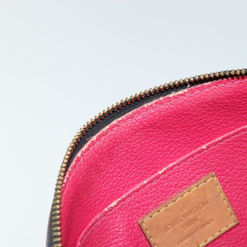 【日本直送】路易威登 Monogram Multicolor Pochette 手拿包 黑色 M47355 LV Auth 151368V-8