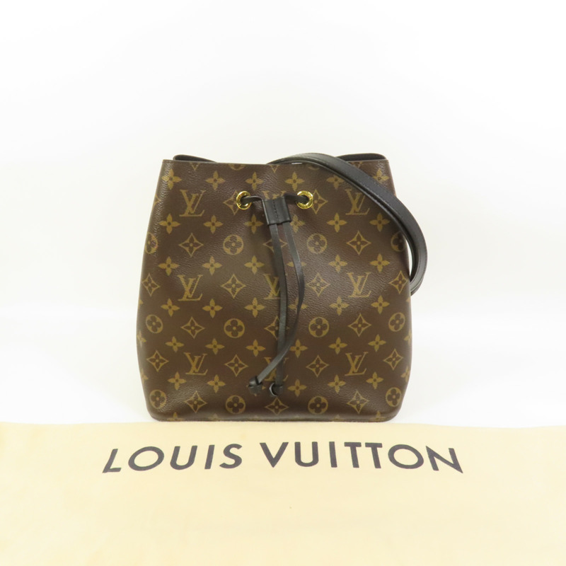 LOUIS VUITTON Monogram Neo Noe MM金扣肩背袋-10