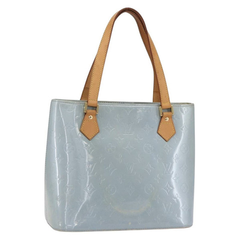 路易威登 Monogram Vernis Houston 手提包 Lavande M91218 LV Auth ka325V