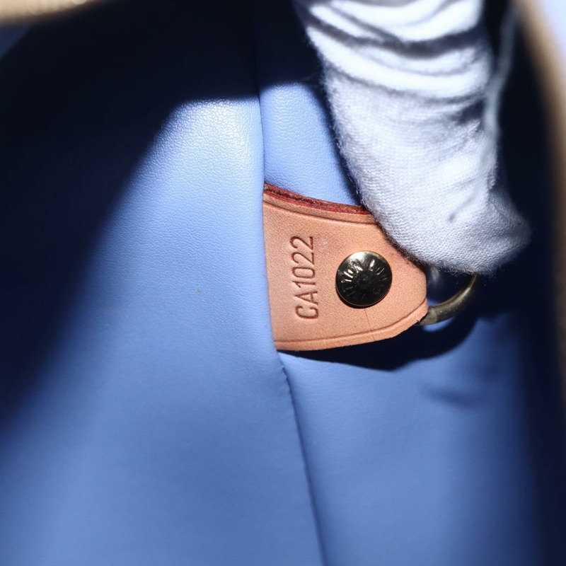 【日本直送】路易威登 Monogram Vernis Houston 手提包 Lavande M91218 LV Auth ka325V-11