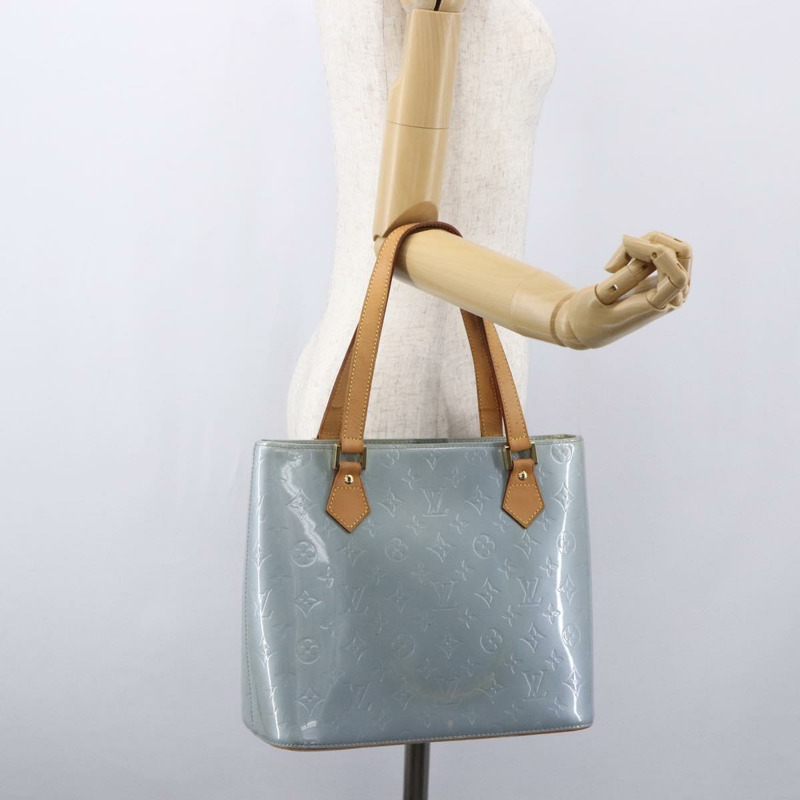 【日本直送】路易威登 Monogram Vernis Houston 手提包 Lavande M91218 LV Auth ka325V-22