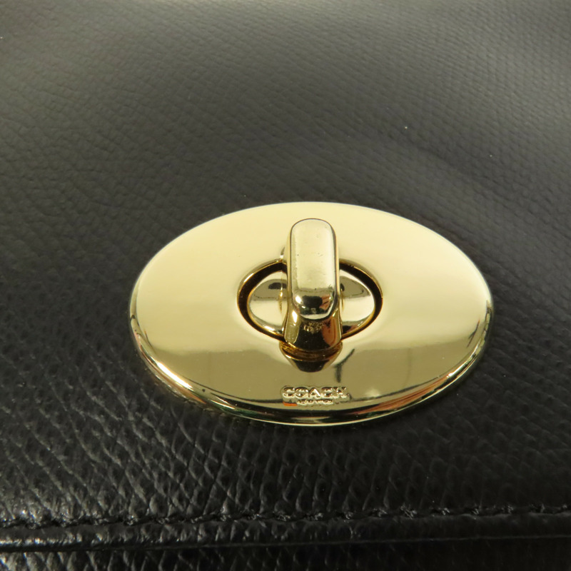 COACH 牛皮皮革Mini Ruby金扣手挽肩背兩用袋-7