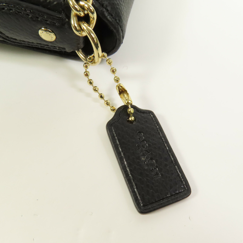 COACH 牛皮皮革Mini Ruby金扣手挽肩背兩用袋-8