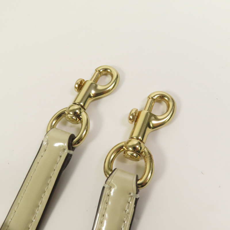 COACH 漆皮皮革Nina Small Tote金扣手挽肩背兩用袋-8