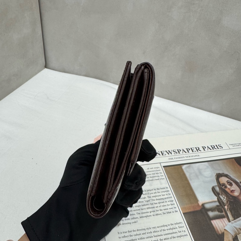 Chanel 咖啡短夾-2