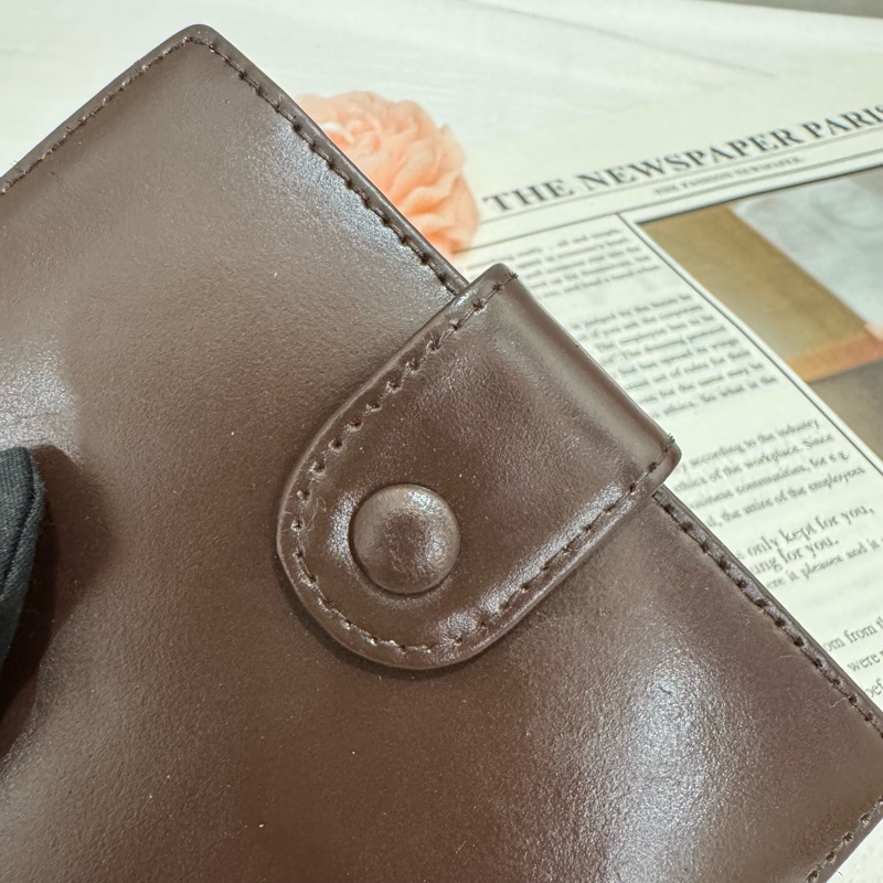 Chanel 咖啡短夾-10