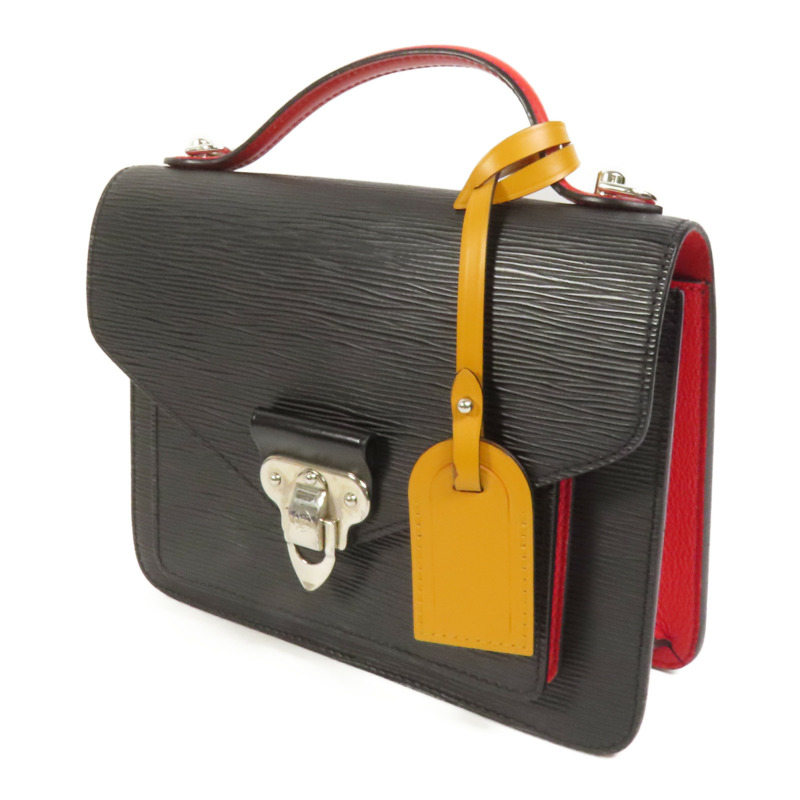 LOUIS VUITTON Epi Noe Monceau銀扣手挽肩背兩用袋-2