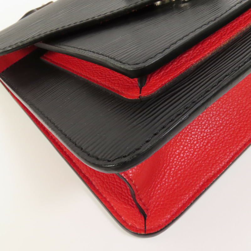 LOUIS VUITTON Epi Noe Monceau銀扣手挽肩背兩用袋-14