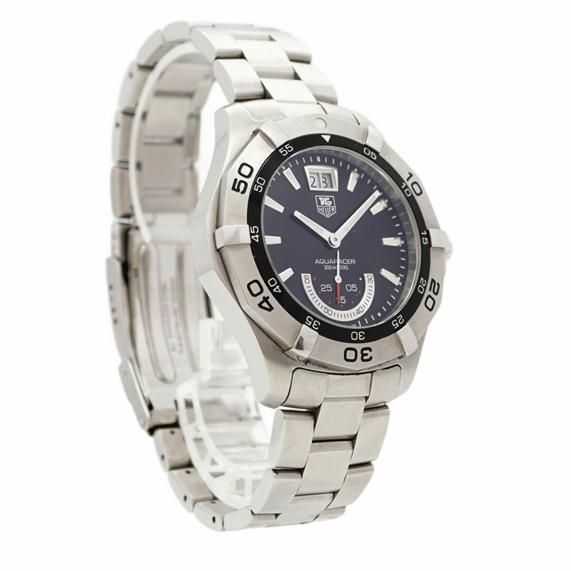 TAG Heuer Aquaracer WAF1010 黑色錶盤男士手錶-2