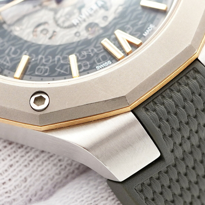 名士 (Baume & Mercier) Riviera M0A10720 黑色錶盤男士腕錶-6