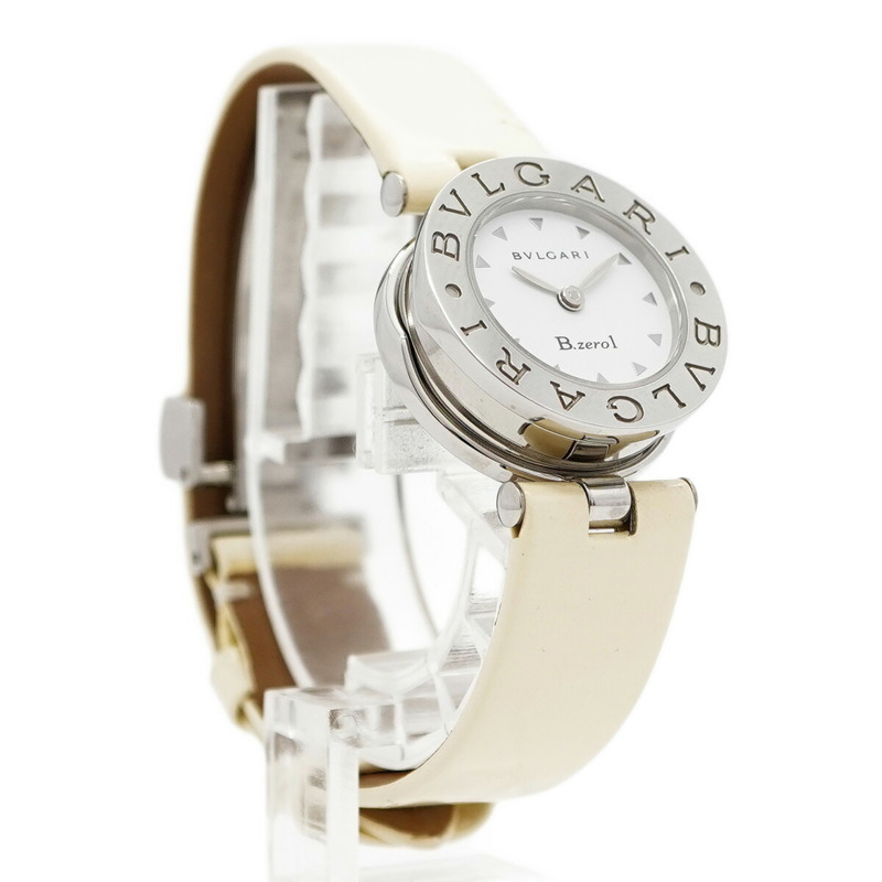 寶格麗 B.zero1 BZ22S 白色錶盤小姐腕錶-3