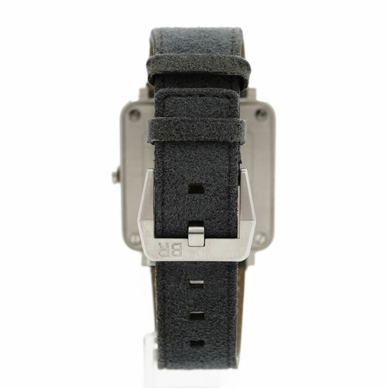 Bell & Ross 航空迷彩 BRS-64-S-05335 白色錶盤男士腕錶-8