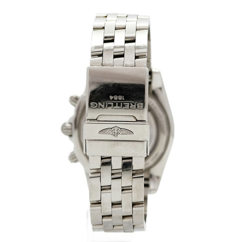 百年靈 Chronomat AB01114K 黑色錶盤男士腕錶-8