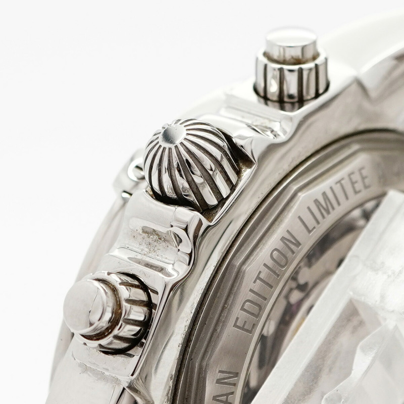 百年靈 Chronomat AB01114K 黑色錶盤男士腕錶-11