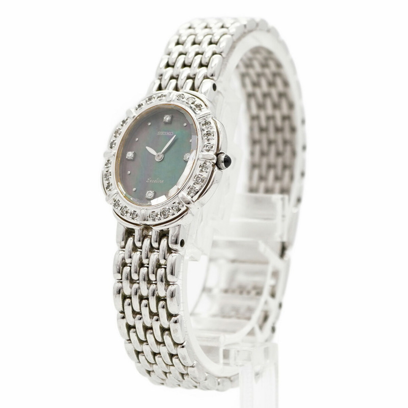 精工 Exceline 5A50-5190 黑色錶盤女錶-2