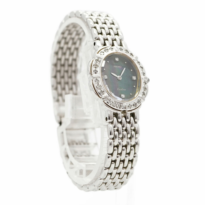 精工 Exceline 5A50-5190 黑色錶盤女錶-3