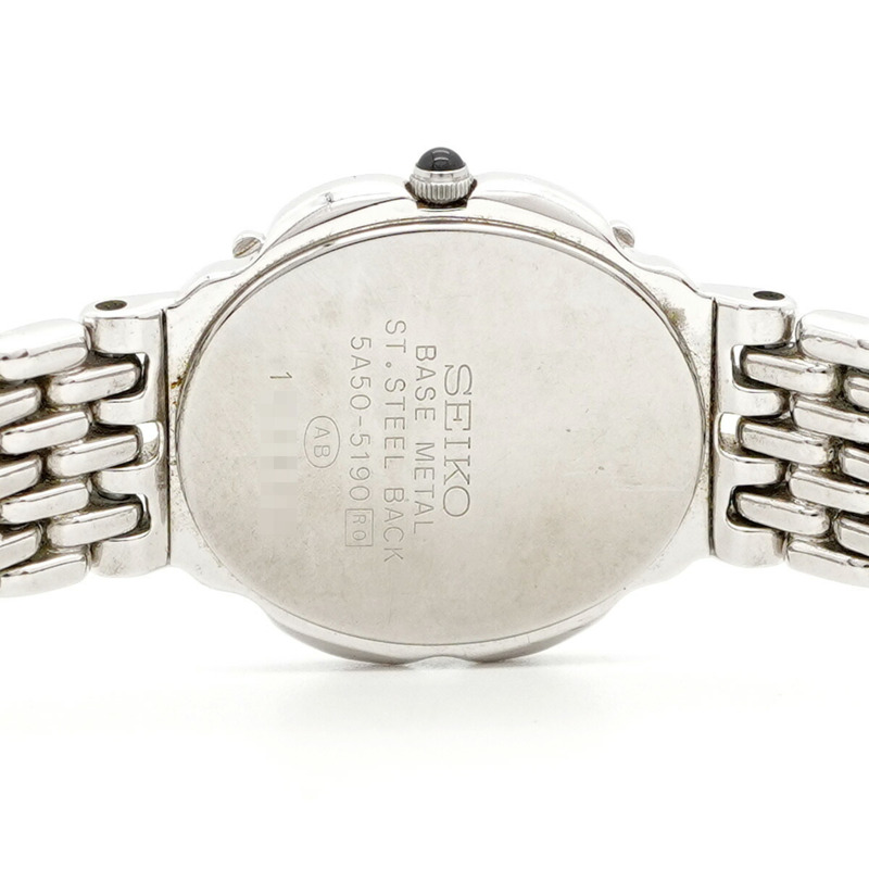 精工 Exceline 5A50-5190 黑色錶盤女錶-5