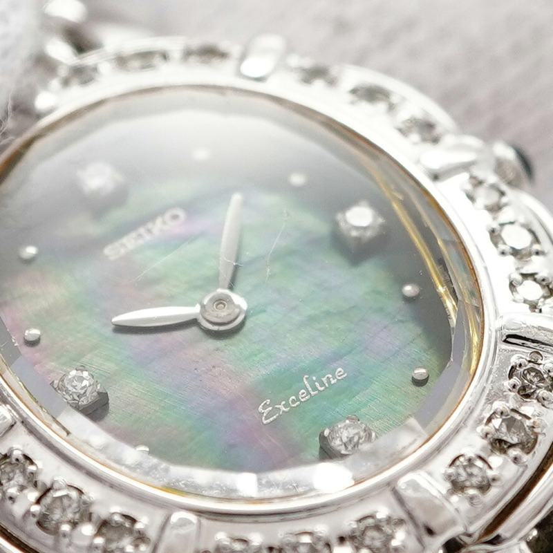 精工 Exceline 5A50-5190 黑色錶盤女錶-7