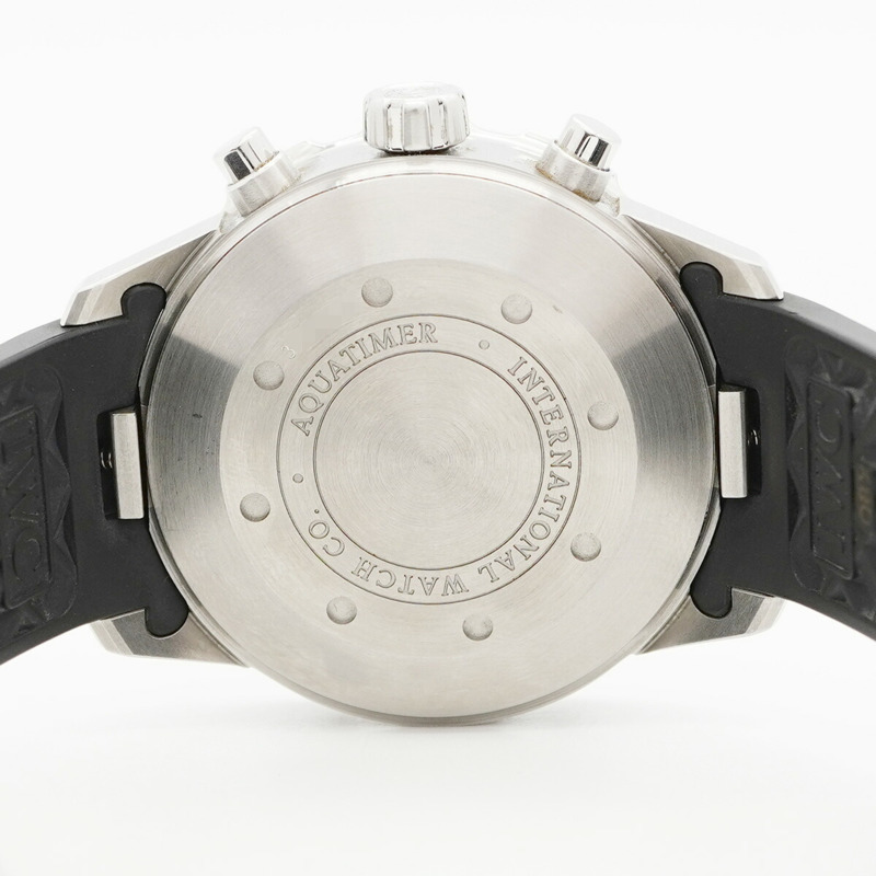 沙夫豪森IWC萬國錶Aquatimer IW376702男士黑色錶盤腕錶-4