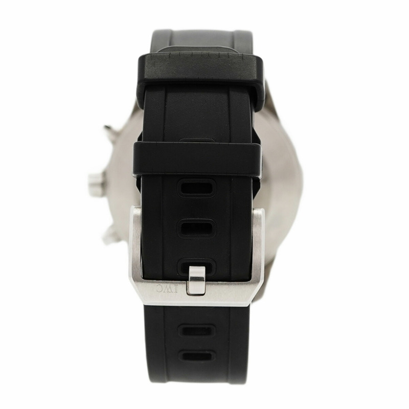 沙夫豪森IWC萬國錶Aquatimer IW376702男士黑色錶盤腕錶-6