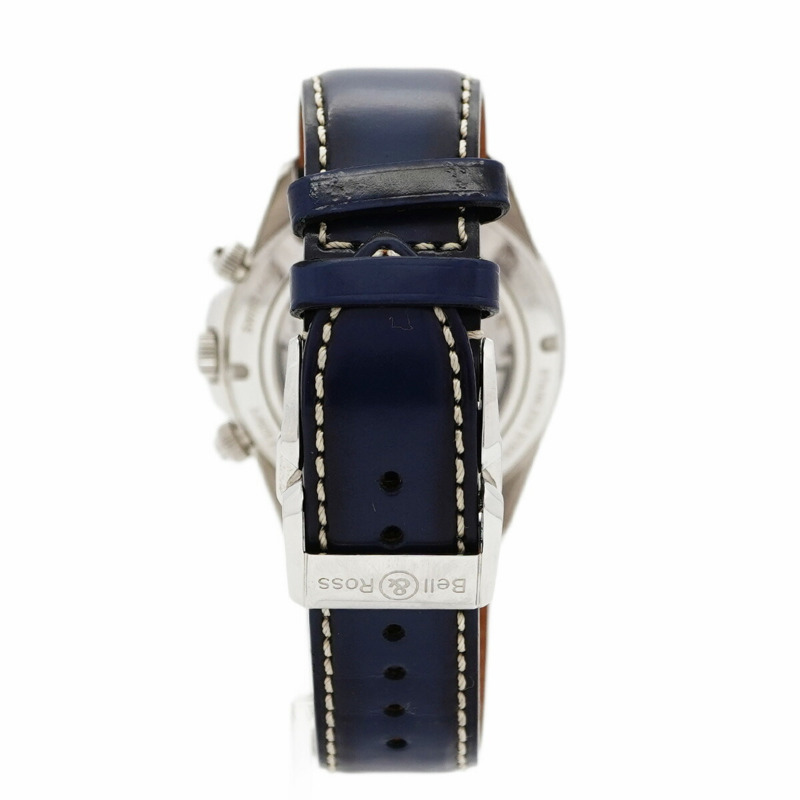 Bell & Ross Aeronavale BRV2-94 藍色錶盤男士腕錶-5