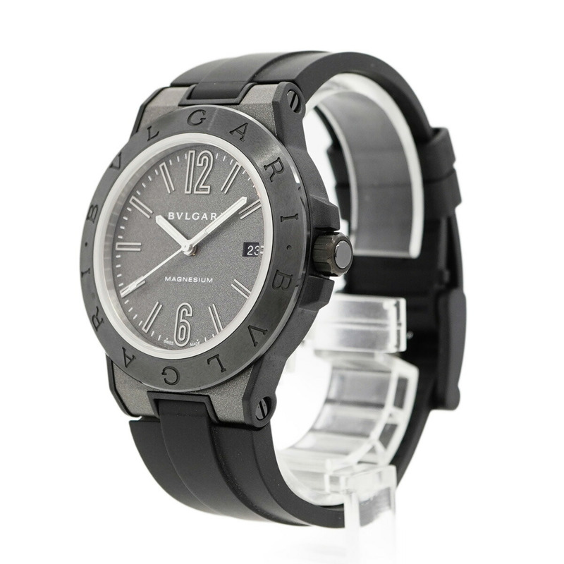 寶格麗 Diagono DG41SMC 灰色錶盤男士腕錶-1