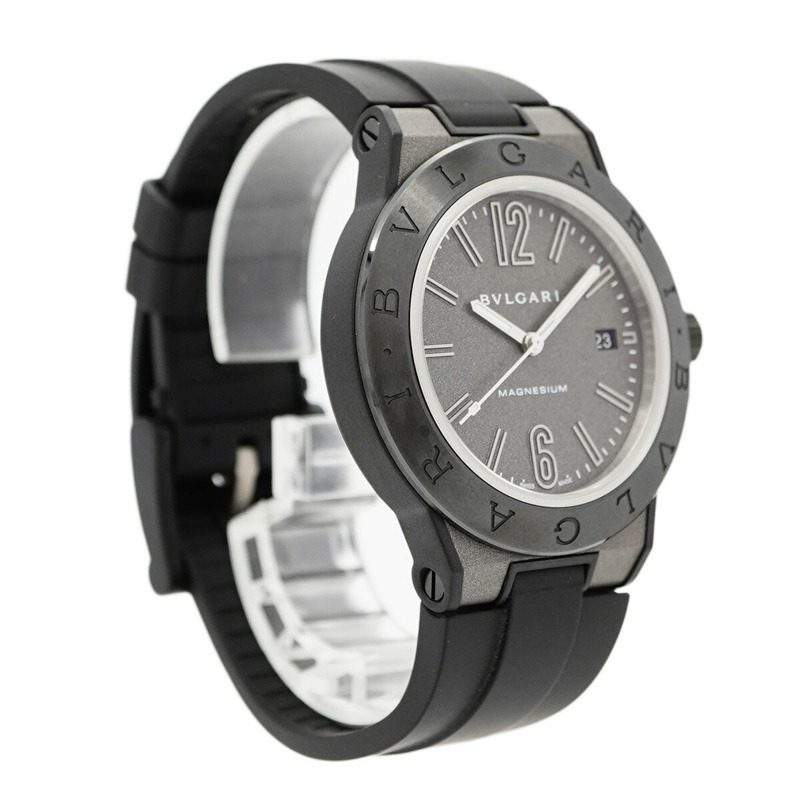 寶格麗 Diagono DG41SMC 灰色錶盤男士腕錶-2