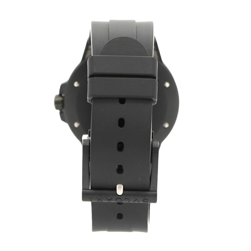 寶格麗 Diagono DG41SMC 灰色錶盤男士腕錶-5