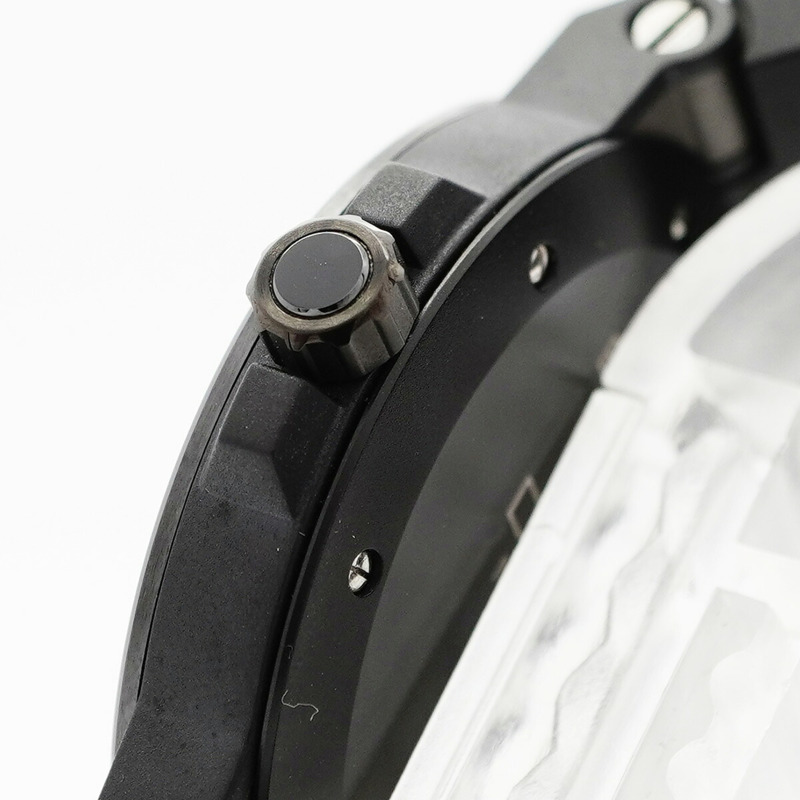 寶格麗 Diagono DG41SMC 灰色錶盤男士腕錶-8