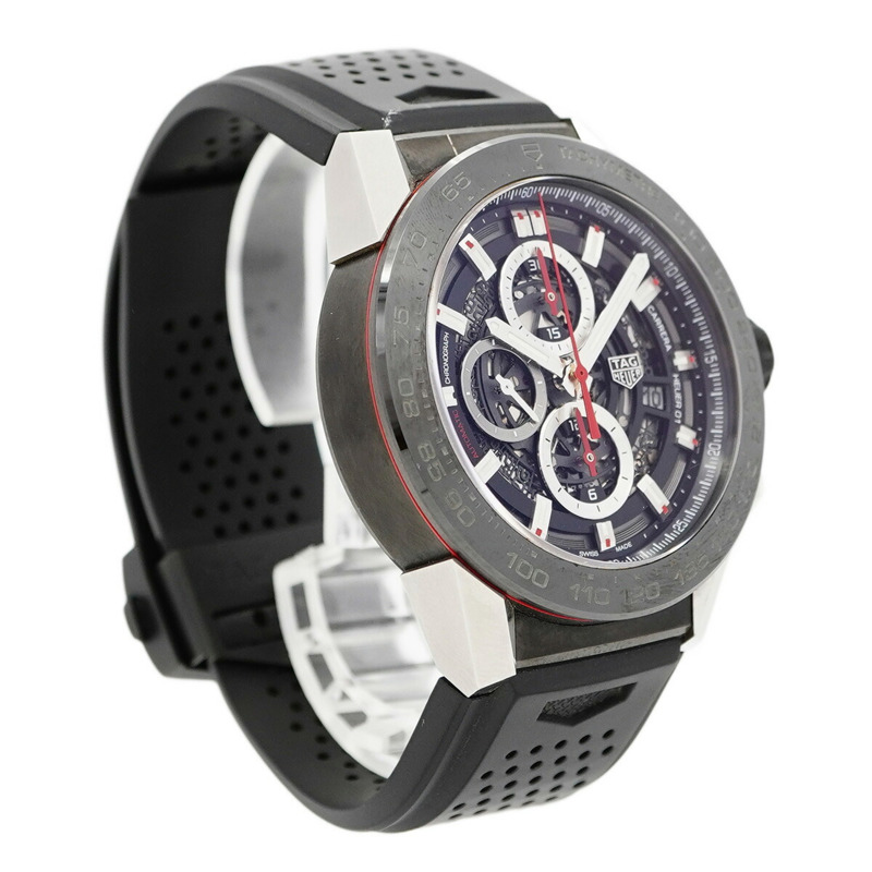 TAG Heuer 豪雅卡萊拉 CAR2A1Z-0 鏤空錶盤男士腕錶-3