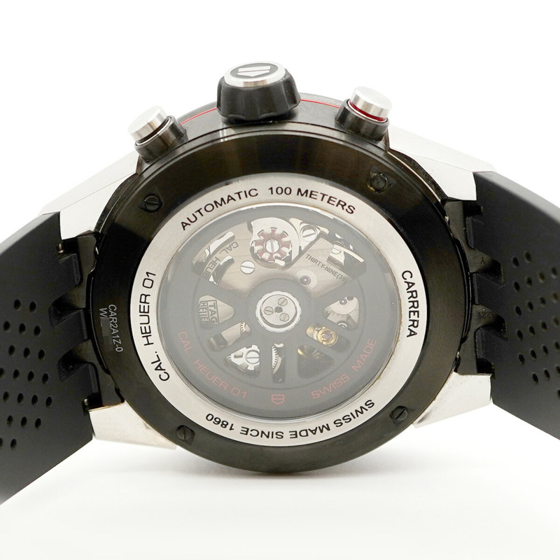 TAG Heuer 豪雅卡萊拉 CAR2A1Z-0 鏤空錶盤男士腕錶-5