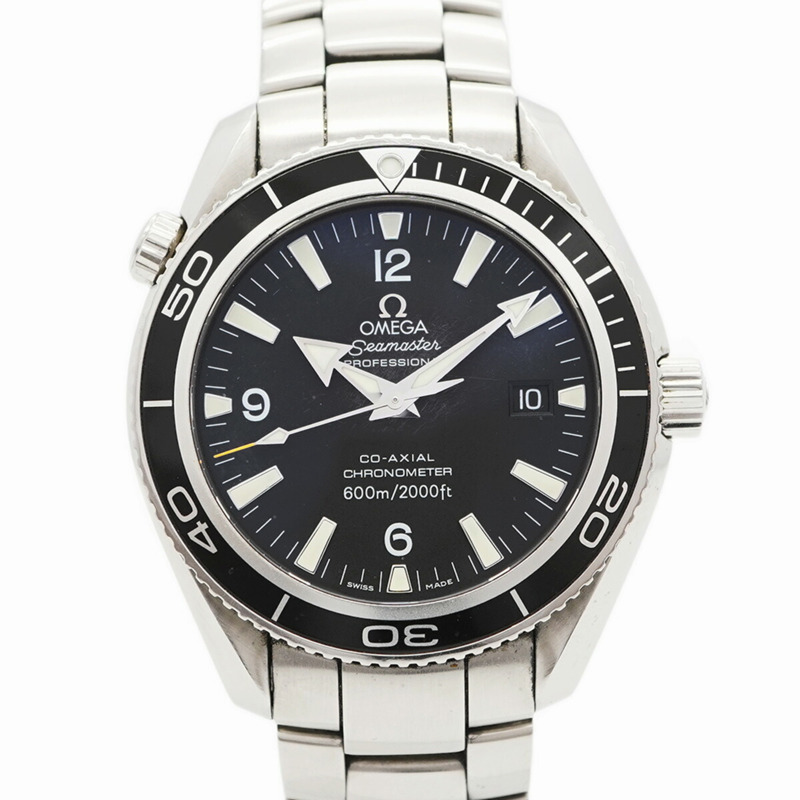 歐米茄海馬系列 2201.50 黑色錶盤男士腕錶-0