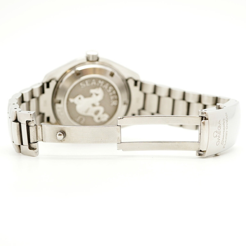 歐米茄海馬系列 2201.50 黑色錶盤男士腕錶-4