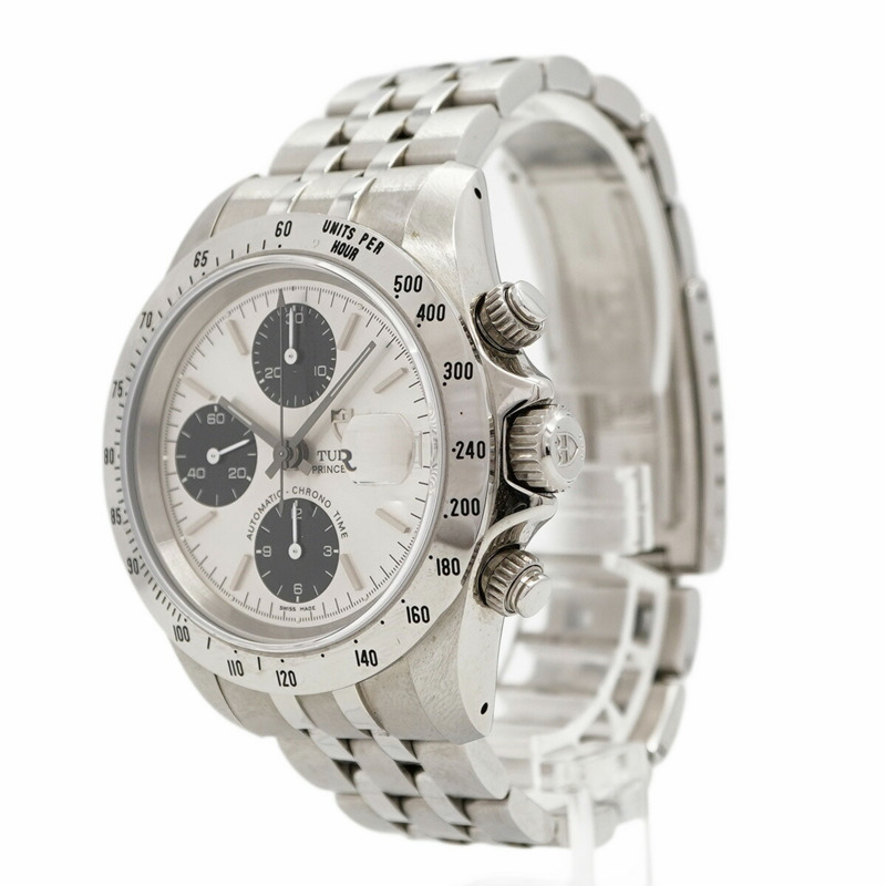 帝舵 Chronotime 79280P 銀色錶盤男士腕錶-2