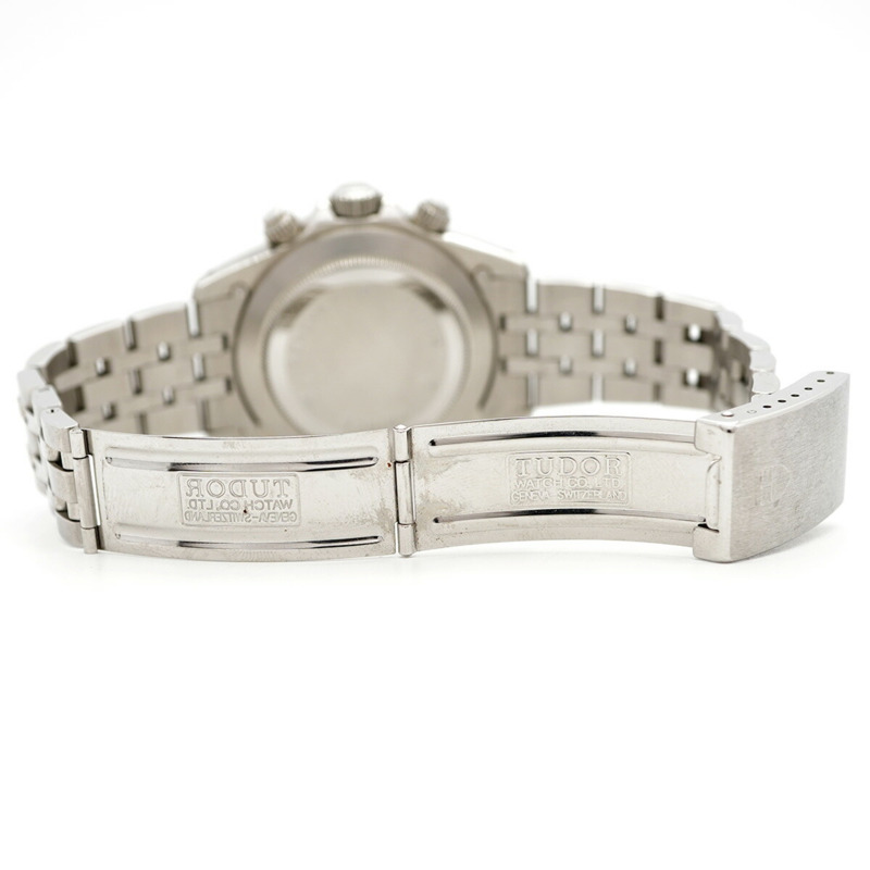 帝舵 Chronotime 79280P 銀色錶盤男士腕錶-4