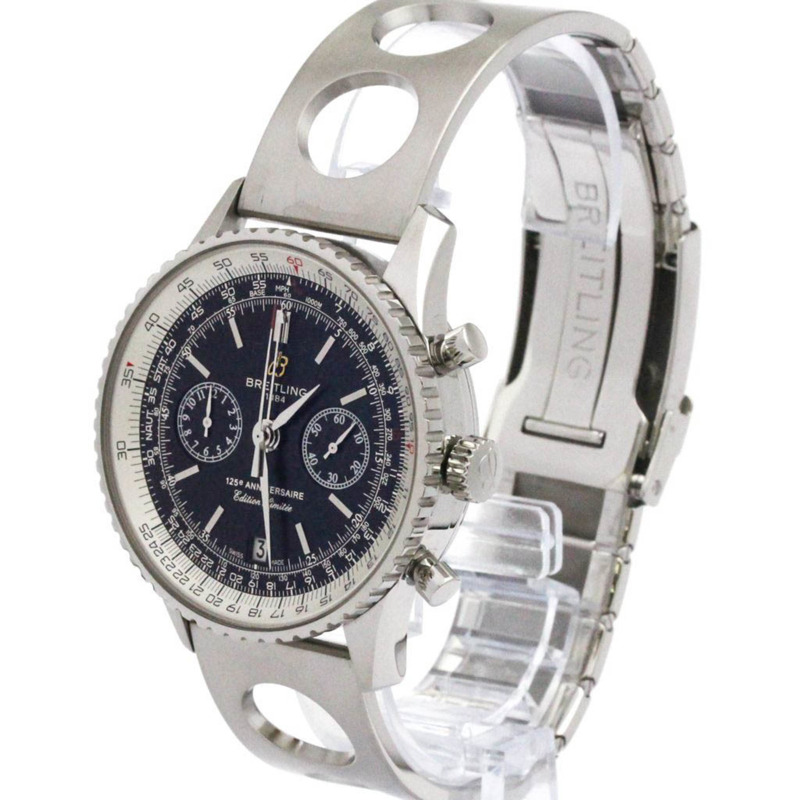 百年靈 Navitimer 125 週年紀念款精鋼男士腕錶 A26322 拋光-1