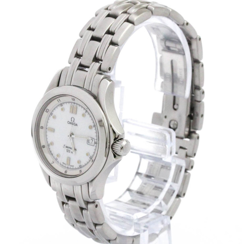 歐米茄海馬系列120公尺精鋼石英女錶 2581.20 拋光款-1