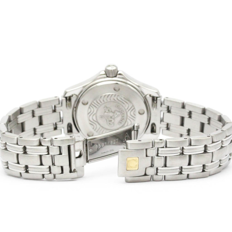 歐米茄海馬系列120公尺精鋼石英女錶 2581.20 拋光款-4