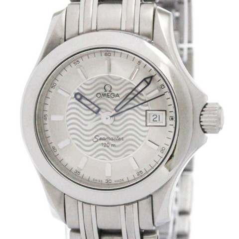 歐米茄海馬系列120公尺精鋼石英女錶 2581.31 拋光款