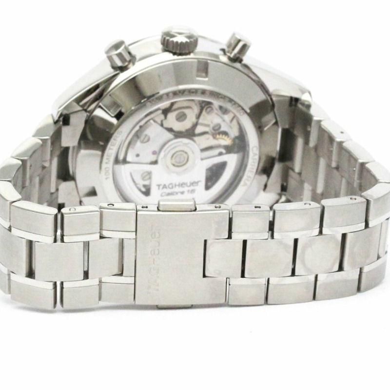 TAG HEUER 豪雅卡萊拉系列 Heritage Calibre 16 精鋼男士腕錶 CAS2110 拋光款-4