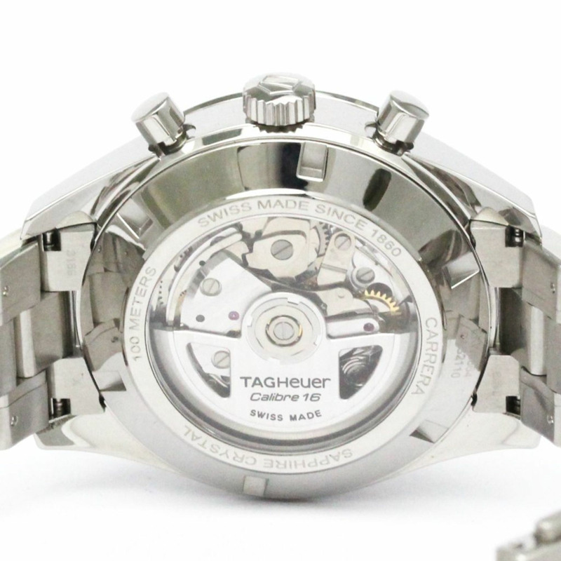 TAG HEUER 豪雅卡萊拉系列 Heritage Calibre 16 精鋼男士腕錶 CAS2110 拋光款-5