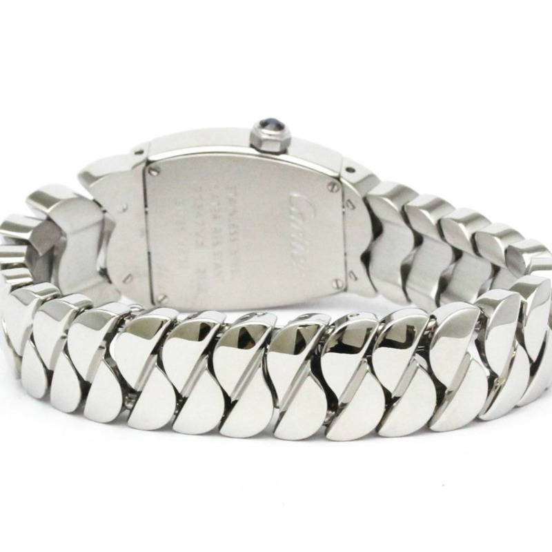 卡地亞 La Dona 精鋼石英女士腕錶 W660012I 拋光-4