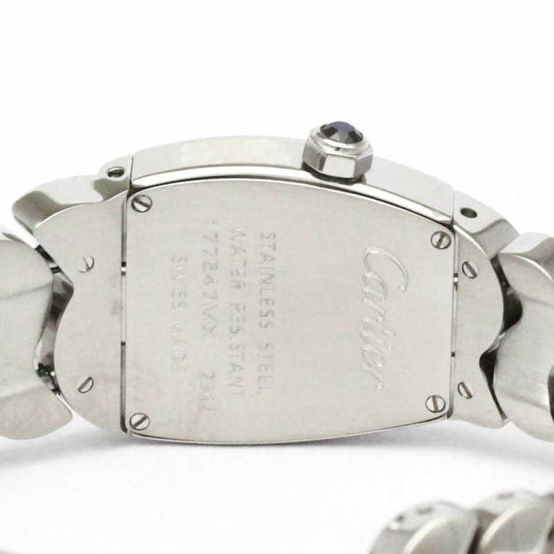 卡地亞 La Dona 精鋼石英女士腕錶 W660012I 拋光-5