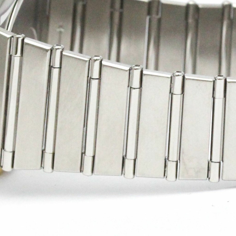 歐米茄星座系列日期顯示18K金精鋼石英男士腕錶 396.1070 拋光款-2