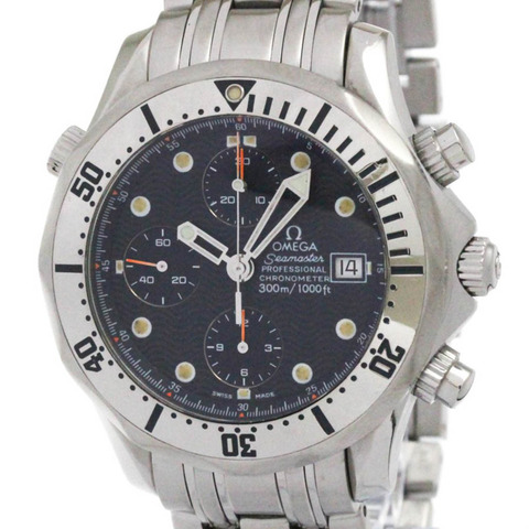 歐米茄海馬系列專業300公尺計時腕錶 2598.80 拋光款