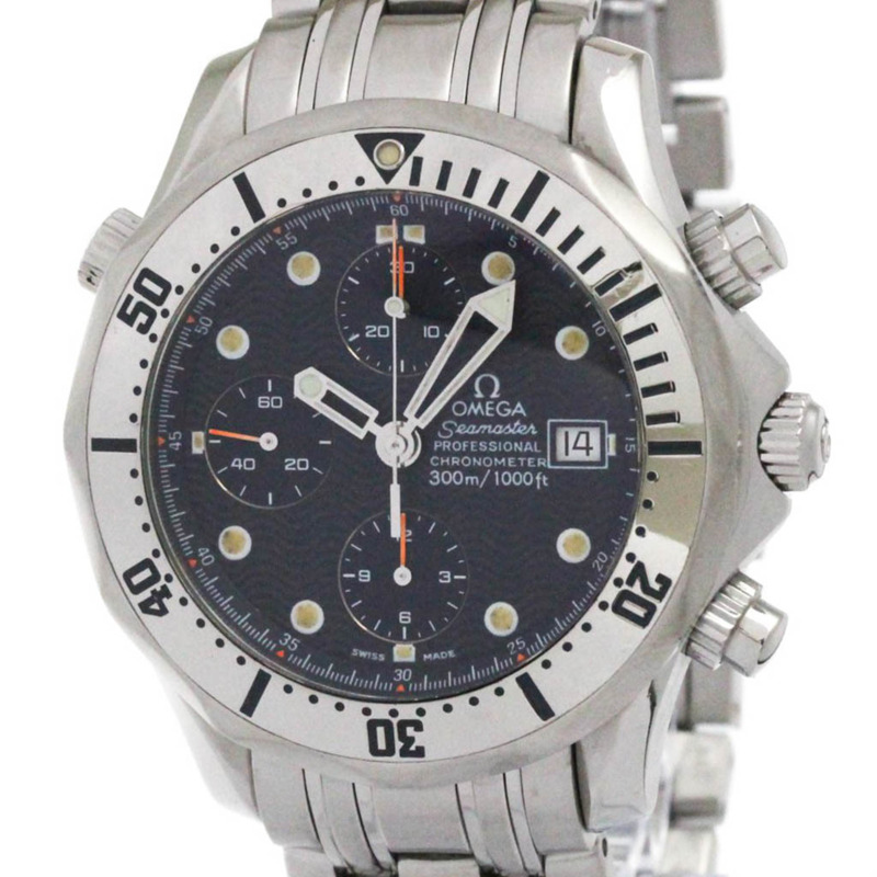 歐米茄海馬系列專業300公尺計時腕錶 2598.80 拋光款-0