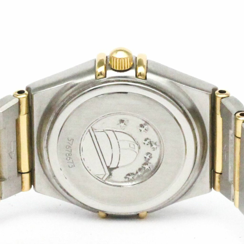 歐米茄星座系列鑽石18K金精鋼腕錶1267.30-5