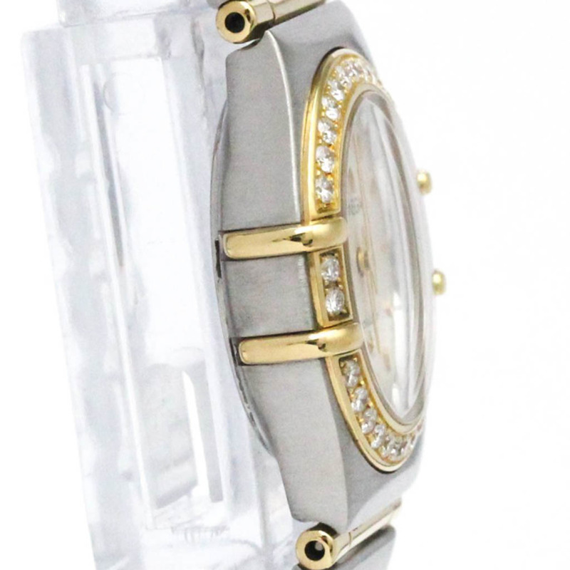 歐米茄星座系列鑽石18K金精鋼腕錶1267.30-7