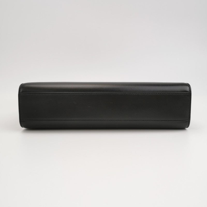 Saint Laurent Manhattan中號牛皮黑色肩背包-5