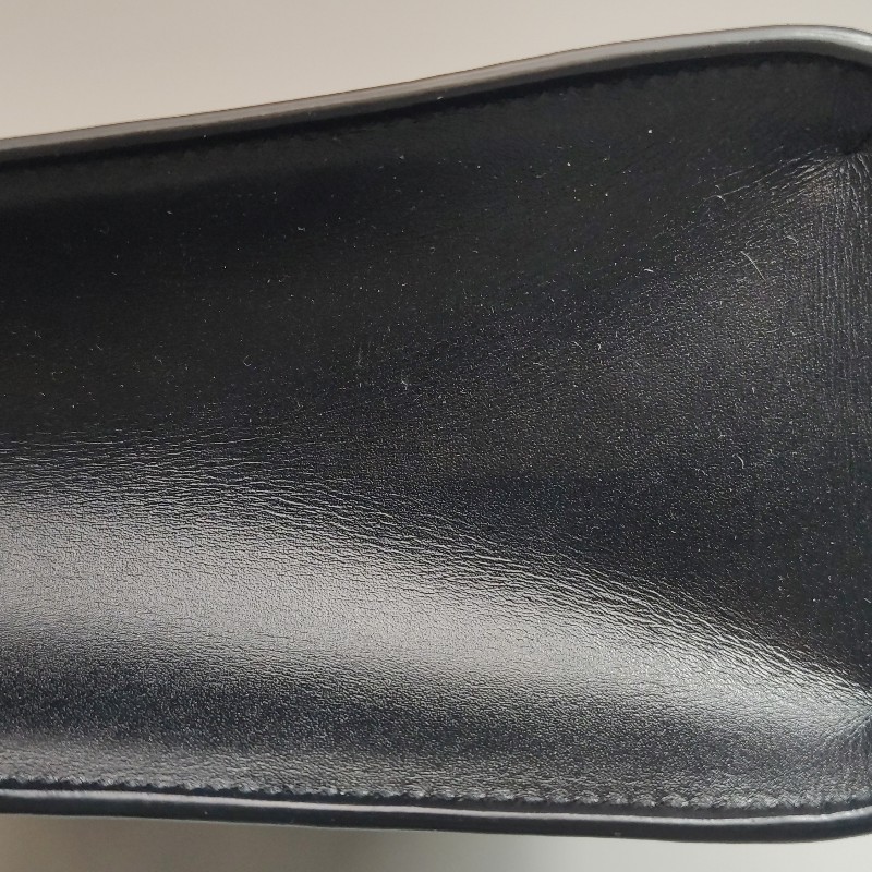 Saint Laurent Manhattan中號牛皮黑色肩背包-17